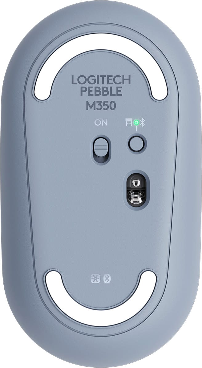 Souris sans fil Logitech Pebble M350 Bleu gris (910-005719)