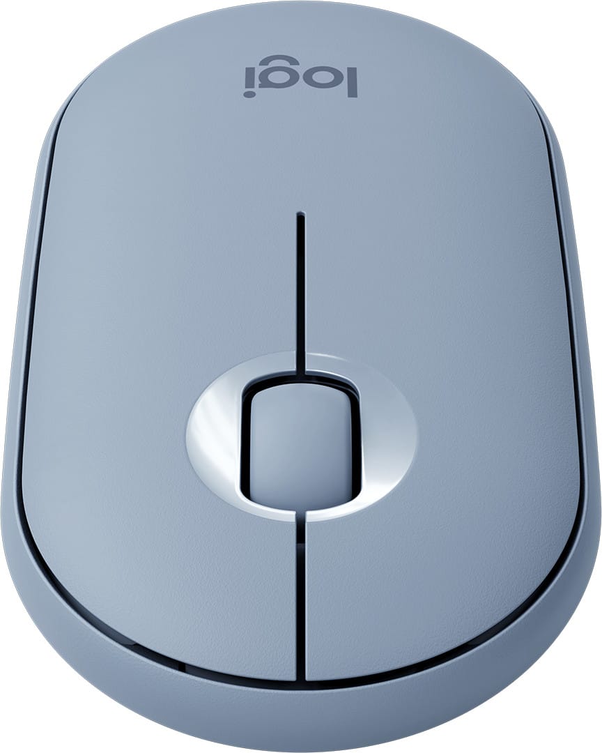 Souris sans fil Logitech Pebble M350 Bleu gris (910-005719)