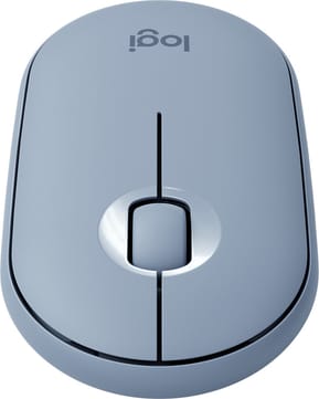 Souris sans fil Bluetooth Logitech Pebble M350 Bleu gris (910-005719) — image 3