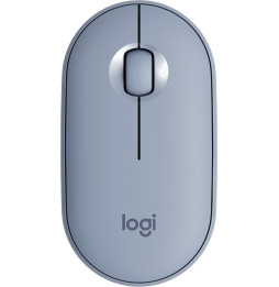 Souris sans fil Logitech Pebble M350 Bleu gris (910-005719)