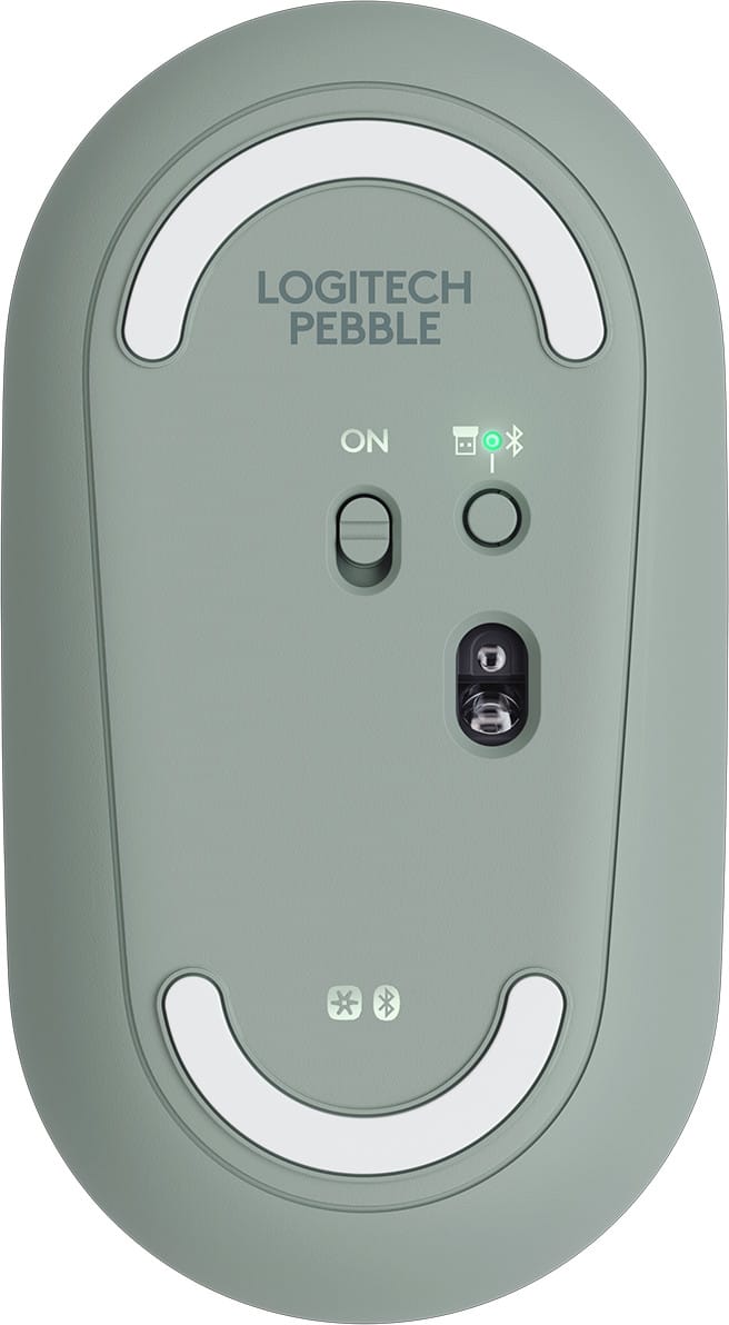 Souris sans fil Logitech Pebble M350 Eucalyptus (910-005720)