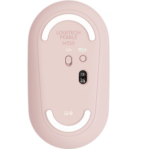 Souris sans fil Logitech Pebble M350 Rose (910-005717)