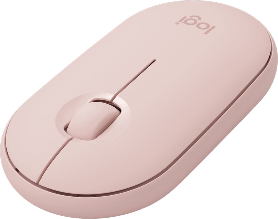 Souris sans fil Logitech Pebble M350 Rose (910-005717)