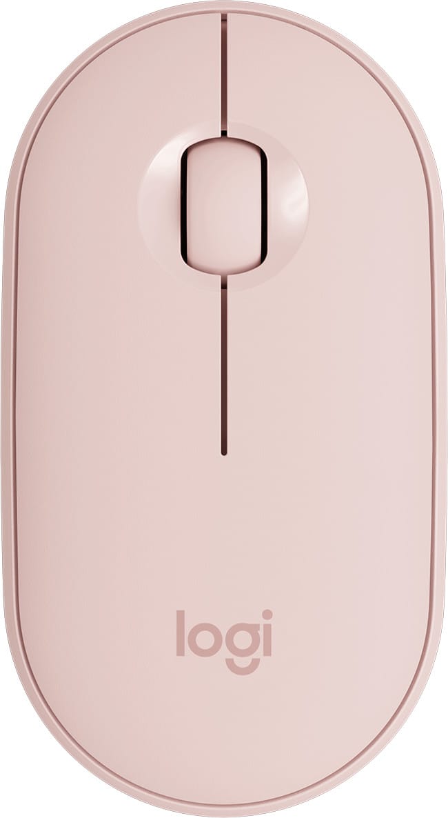 فأرة لاسلكية Bluetooth Logitech Pebble M350 وردي (910-005717) — صورة 1