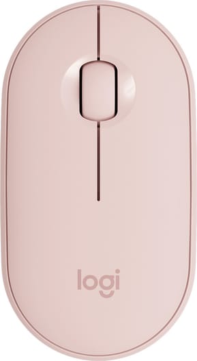 Souris sans fil Bluetooth Logitech Pebble M350 Rose (910-005717)