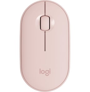 Souris sans fil Logitech Pebble M350 Rose (910-005717)