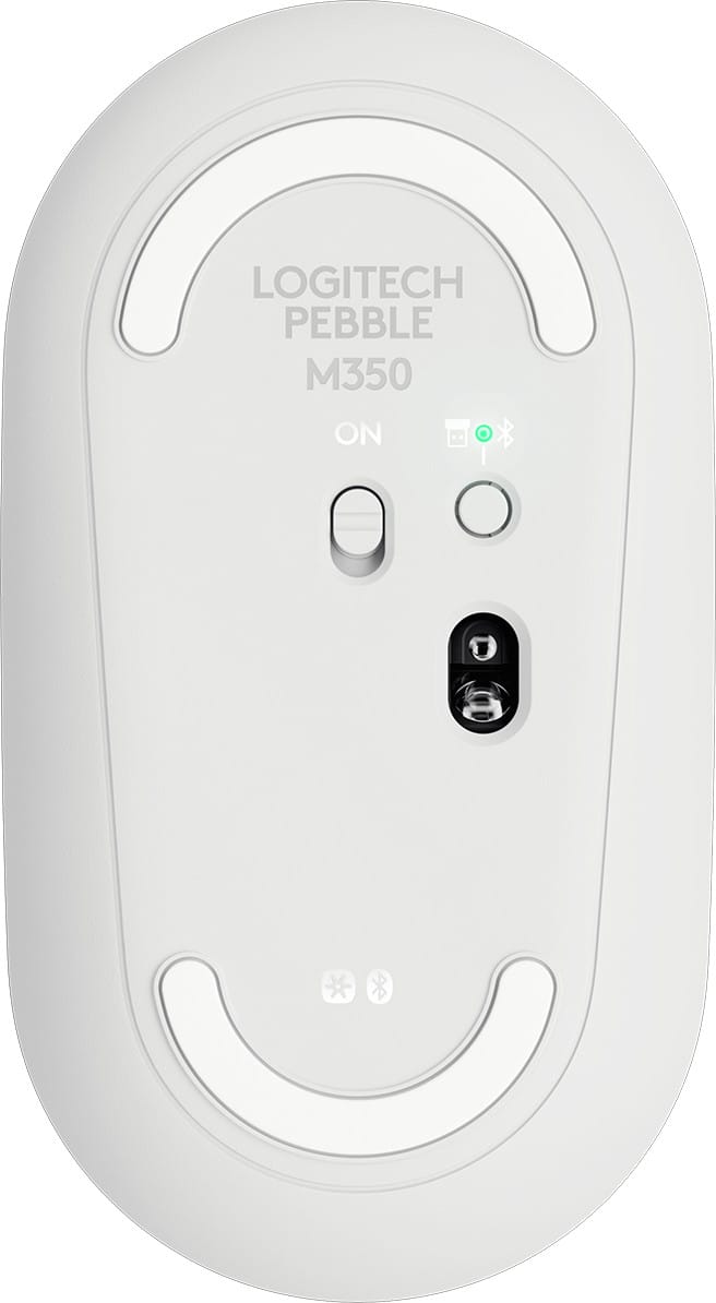 Souris sans fil Logitech Pebble M350 Blanc cassé (910-005716)