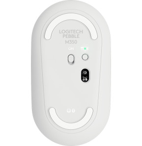Souris sans fil Logitech Pebble M350 Blanc cassé (910-005716)
