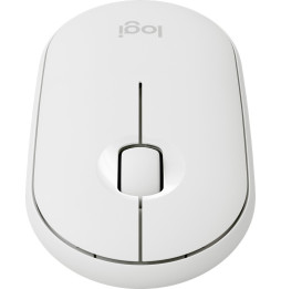 Souris sans fil Logitech Pebble M350 Blanc cassé (910-005716)
