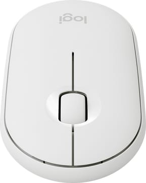 Souris sans fil Bluetooth Logitech Pebble M350 Blanc cassé (910-005716) — image 3