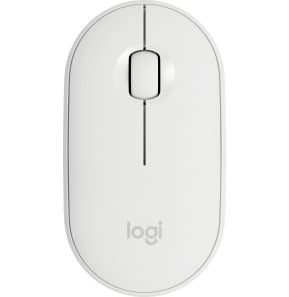 Souris sans fil Logitech Pebble M350 Blanc cassé (910-005716)