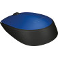 Souris sans fil Logitech M171 Bleu Noir (910-004640)