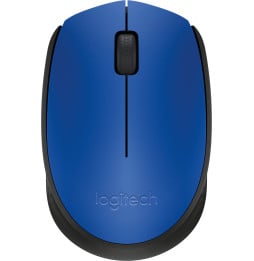 Souris sans fil Logitech M171 Bleu Noir (910-004640)