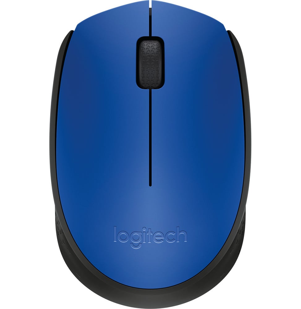 Souris sans fil Logitech M171 Bleu Noir (910-004640)