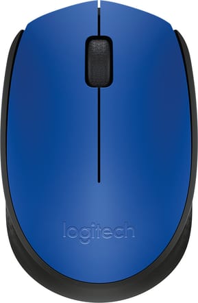 Souris sans fil Logitech M171 Bleu Noir (910-004640)