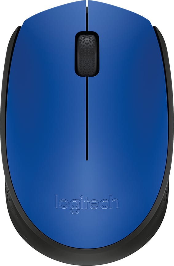 Souris sans fil Logitech M171 Bleu Noir (910-004640)