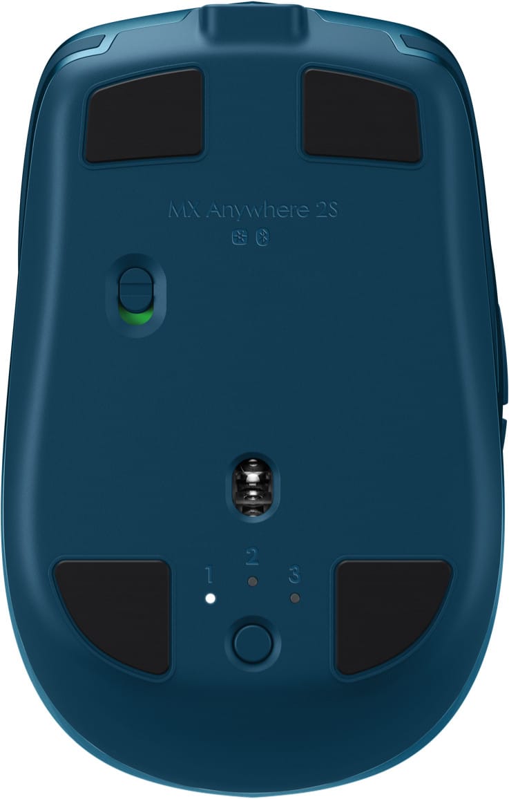 فأرة لاسلكية Bluetooth Logitech MX ANYWHERE 2S أزرق مخضر داكن (910-005154) — صورة 5