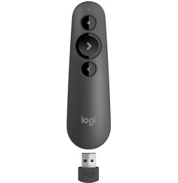 Logitech Wireless Presenter R500 - Télécommande de présentation Graphite