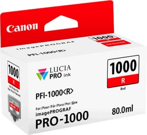 Canon PFI-1000R Rouge - Cartouche d'encre Canon d'origine (0554C001AA) — image 2