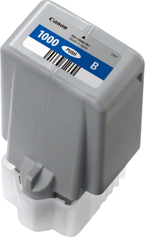 Canon PFI-1000B Bleu - Cartouche d'encre Canon d'origine (0555C001AA) — image 3