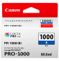 Canon PFI-1000B bleue - Cartouche d'encre Canon d'origine (0555C001AA)