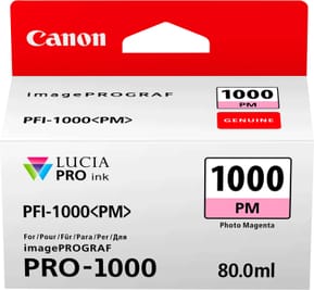 خرطوشة حبر Canon أصلية Canon PFI-1000PM أرجواني فوتوغرافي (0551C001AA)