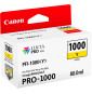 Canon PFI-1000Y Jaune - Cartouche d'encre Canon d'origine (0549C001AA)