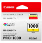 Canon PFI-1000Y Jaune - Cartouche d'encre Canon d'origine (0549C001AA)