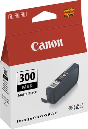 Canon PFI-300MBK Noir mat - Cartouche d'encre Canon d'origine (4192C001AA)