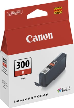 Canon PFI-300R Rouge - Cartouche d'encre Canon d'origine (4199C001AA)