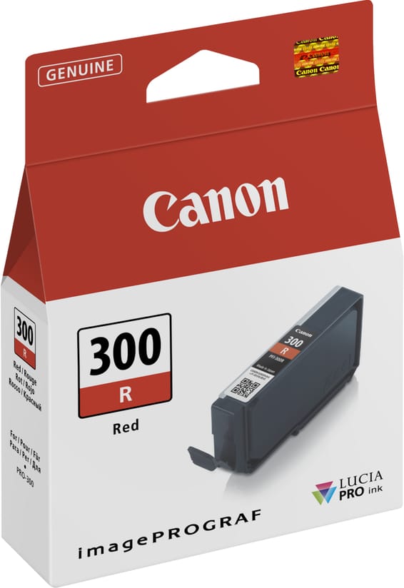 Canon PFI-300R Rouge - Cartouche d'encre Canon d'origine (4199C001AA)
