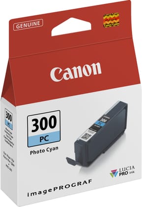 خرطوشة حبر Canon أصلية Canon PFI-300PC سماوي فوتوغرافي (4197C001AA)