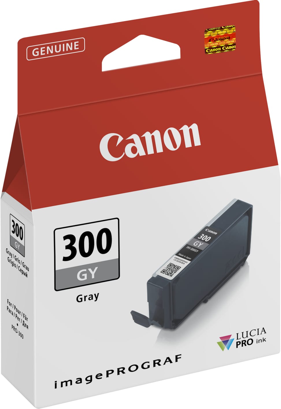Canon PFI-300GY Grey - Original Canon Ink Cartridge (4200C001AA) — image 1