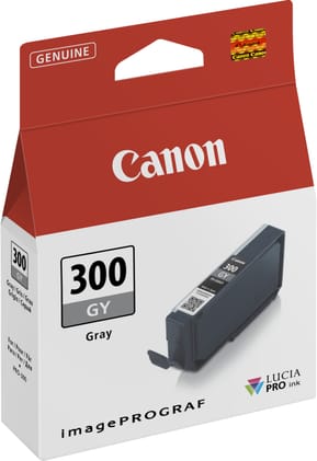 خرطوشة حبر Canon أصلية PFI-300GY رمادي (4200C001AA)