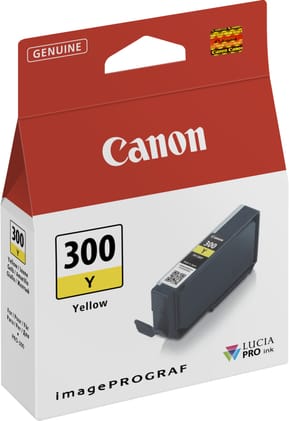 خرطوشة حبر Canon أصلية PFI-300Y أصفر (4196C001AA)