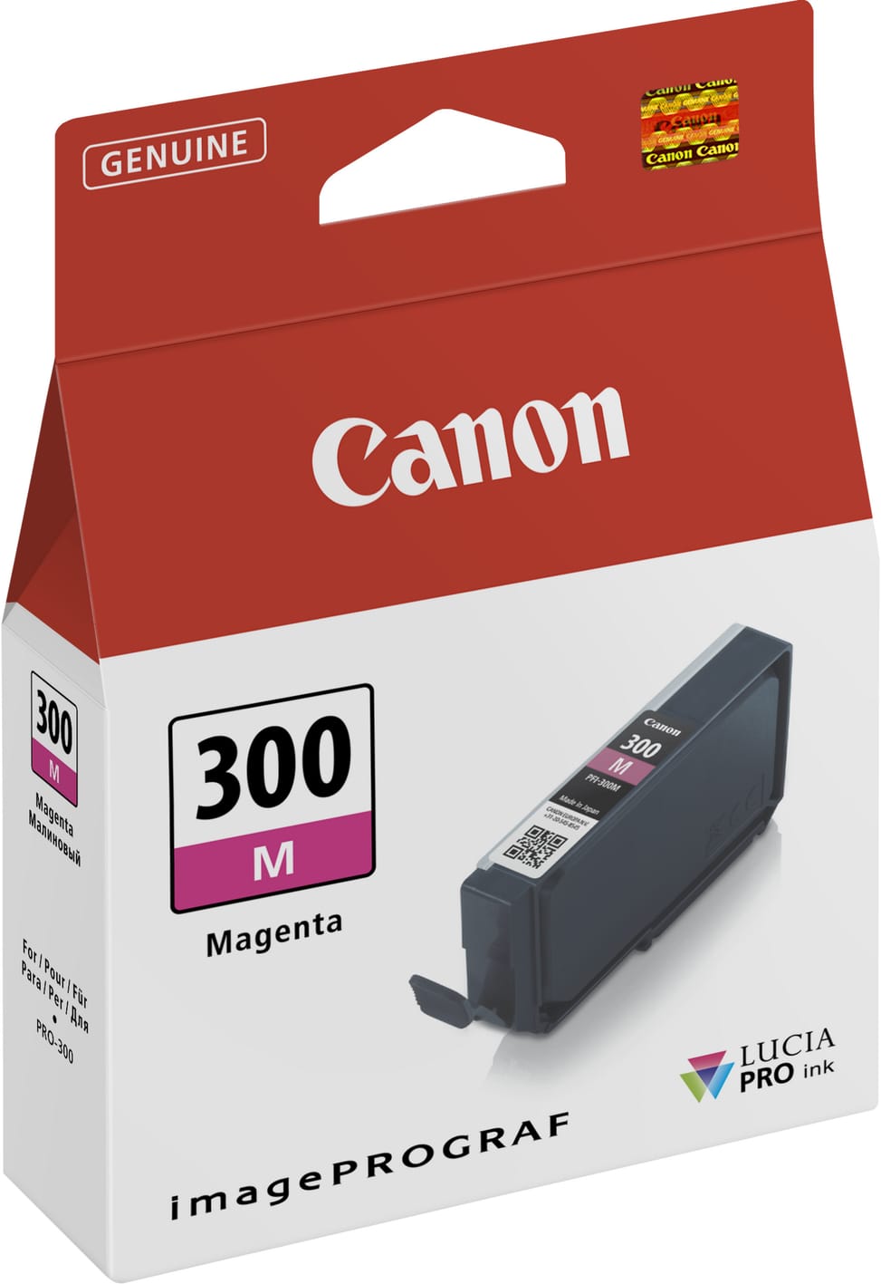 خرطوشة حبر Canon أصلية Canon PFI-300M أرجواني (4195C001AA) — صورة 1