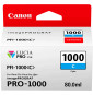 Canon PFI-1000C Cyan - Cartouche d'encre Canon d'origine (0547C001AA)