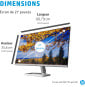 Écran 27" Full HD HP M27f (2G3D3AS)