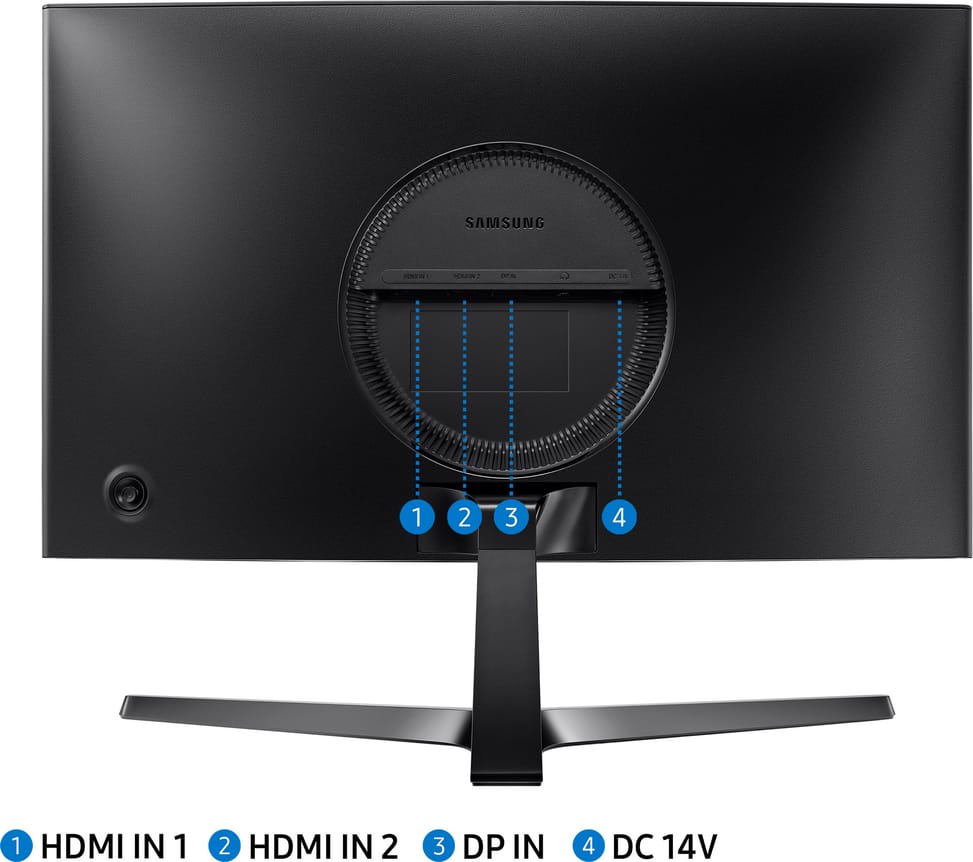 Écran gaming incurvé 24" Full HD Samsung (LC24RG50FZMXZN)