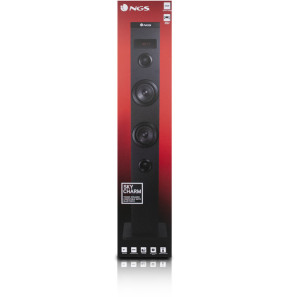 NGS TOWER SPEAKER- REMOTE C.- BT/USB/OPTICAL/STEREO OUTPUT 50W (SKYCHARM)