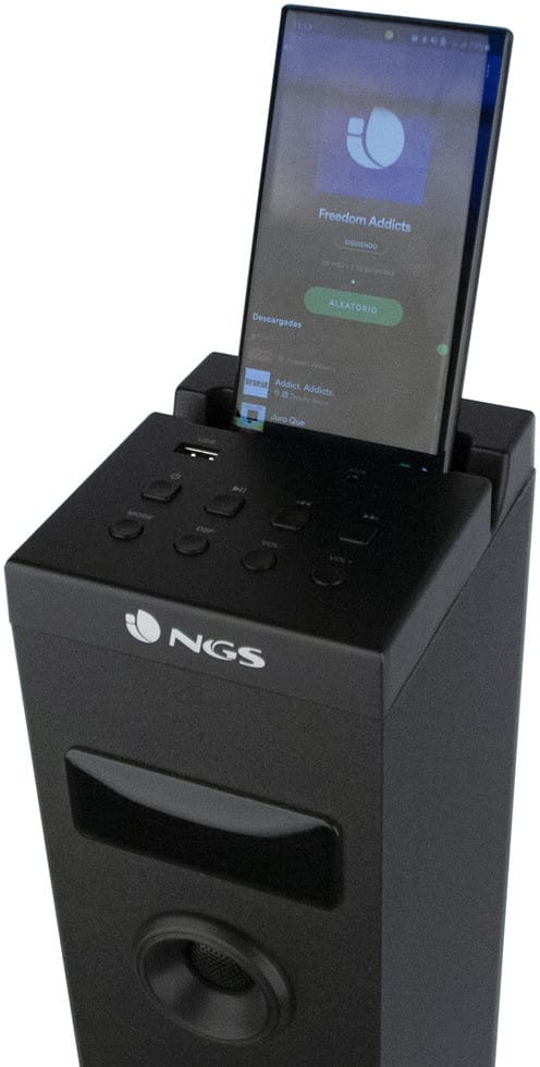 NGS TOWER SPEAKER- REMOTE C.- BT/USB/OPTICAL/STEREO OUTPUT 50W (SKYCHARM)