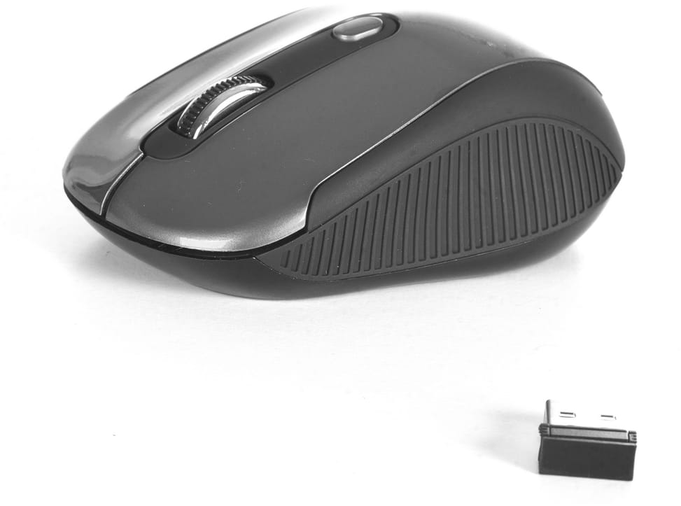 NGS 2.4GhZ WIRELESS OPTICAL MOUSE NANO RECEIVER- 800/1600 DPI (HAZE)