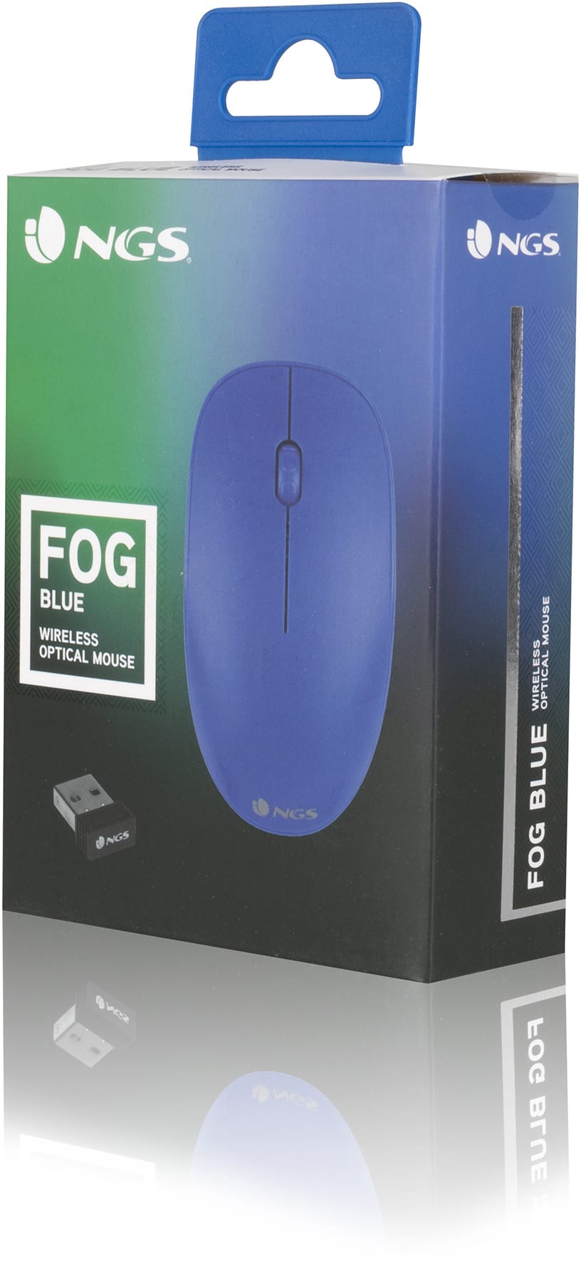 Souris sans fil NGS Fog Blue avec nano-récepteur (FOGBLUE)