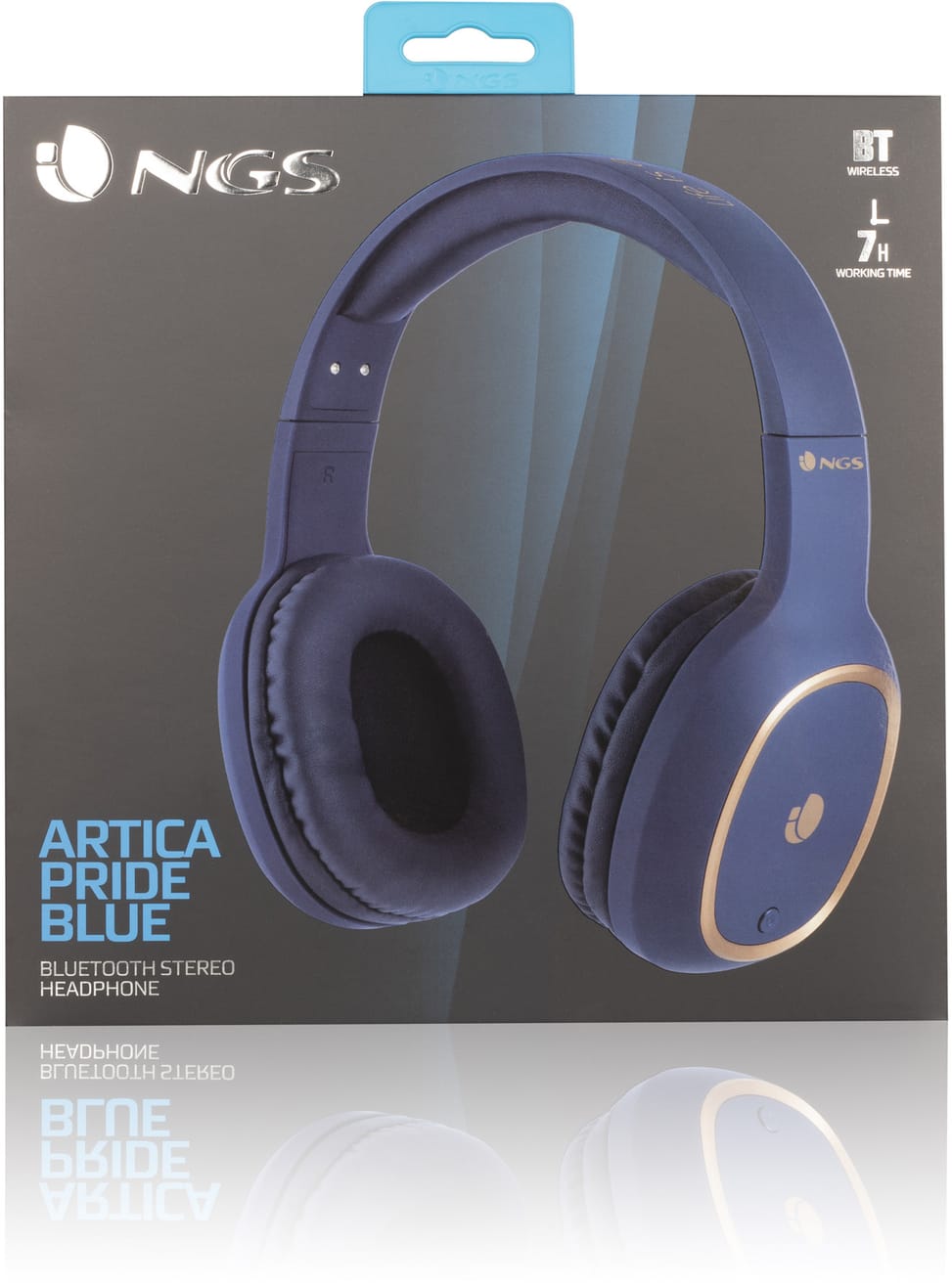 NGS HEADPHONE COMPATIBLE WITHBLUETOOTH-HANDS FREE (ARTICAPRIDEBLUE)