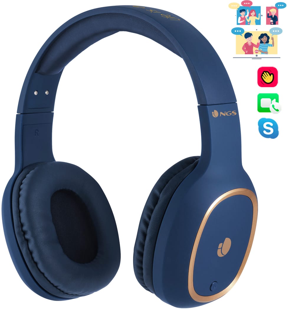 NGS HEADPHONE COMPATIBLE WITHBLUETOOTH-HANDS FREE (ARTICAPRIDEBLUE)