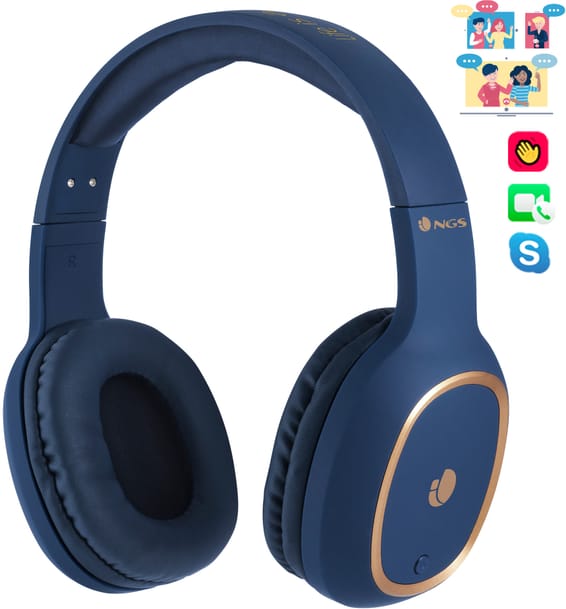 Casque Bluetooth Ngs Artica Pride Blue avec microphone (ARTICAPRIDEBLUE)