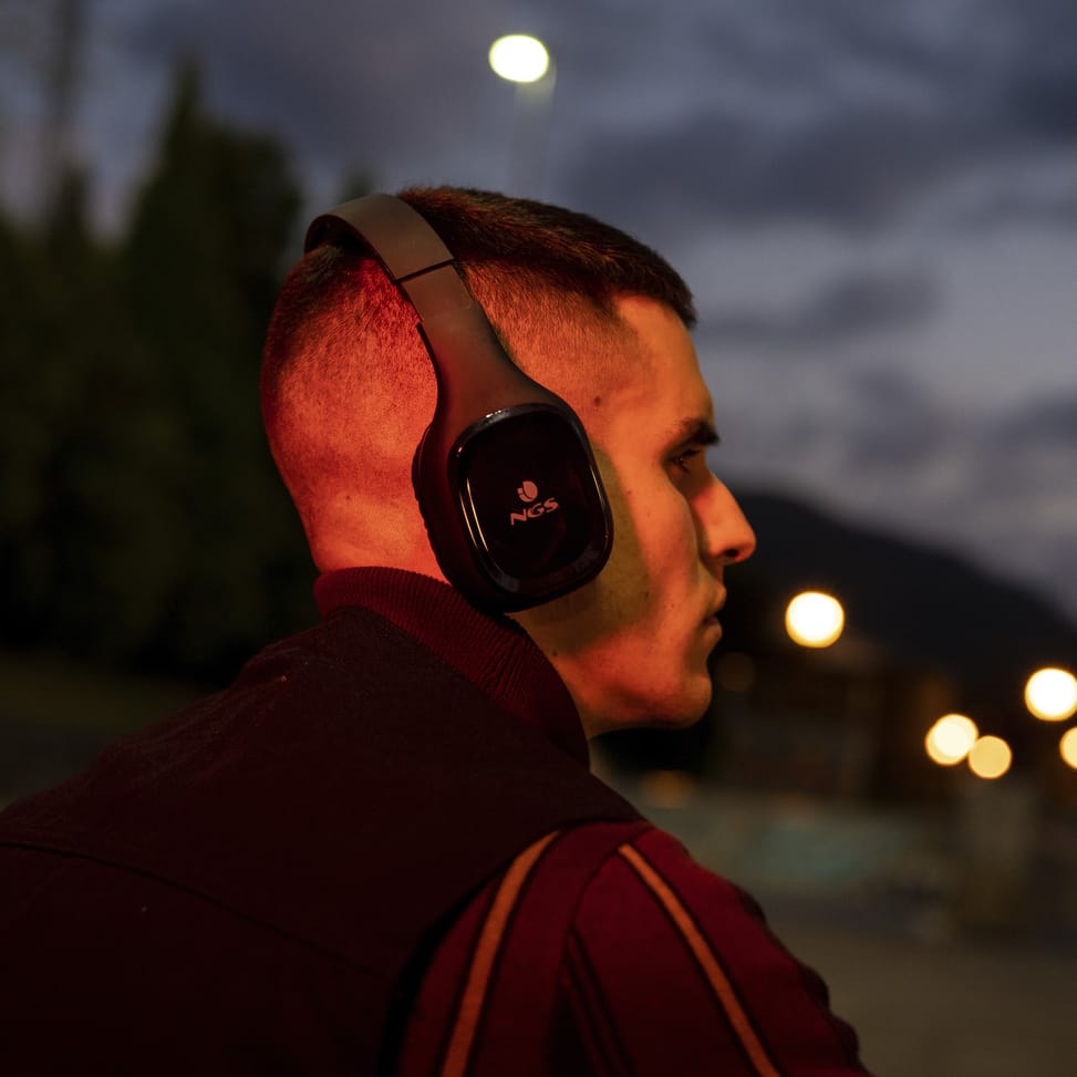 Casque NGS Artica Sloth Black avec technologie 5.0 bluetooth (ARTICASLOTHBLACK)