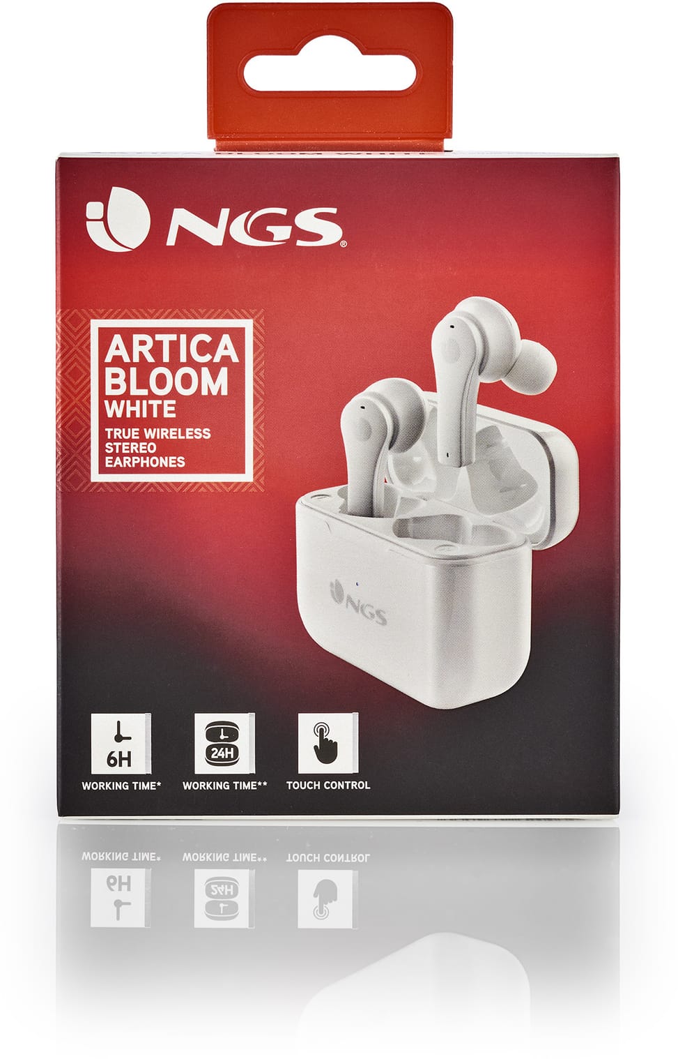 Écouteurs intra sans fil NGS Artica Bloom White (ARTICABLOOMWHITE)