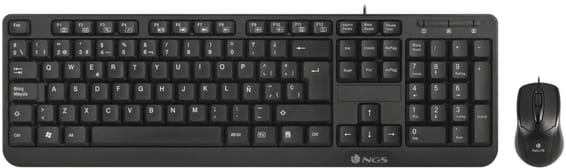 NGS pack clavier/souris avec fil COCOA KIT ITALIAN - AZERTY (COCOAKITITALIAN)