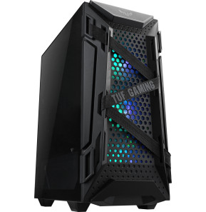 Boîtier PC Asus TUF Gaming GT301 panneau lateral en verre trempe (90DC0040-B49000)